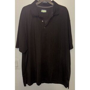 Ben Hogans Performance Mens Sz 3X Black Polo Shirt